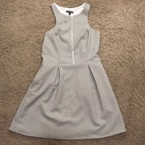 Express Women’s White Fit and Flare Tank Dress